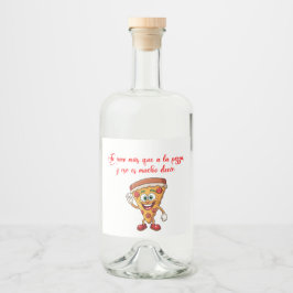 Te amo mas que a la pizza likeurfles etiket