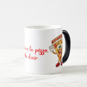 Te amo mas que a la pizza magische mok (Voorkant rechts)