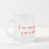 Te amo mas que a la pizza matglas koffiemok (Links)