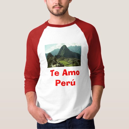 Te Amo Peru T-shirt (Voorkant)