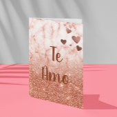 Te Amo Tarjeta Valentijnsdag Feestdagen Kaart