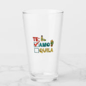 Te Amo Tequila Cinco de Mayo Grappig Glas (Voorkant)