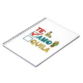 Te Amo Tequila Cinco de Mayo Grappig Notitieboek (Linkerzijde)