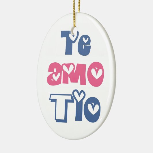 Te Amo Tio Keramisch Ornament (Links)