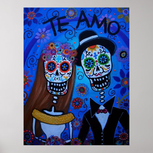 TE AMO WEDDING COUPLE POSTER (Voorkant)