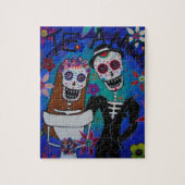 TE AMO WEDDING DIA DE LOS MUERTOS LEGPUZZEL (Verticaal)