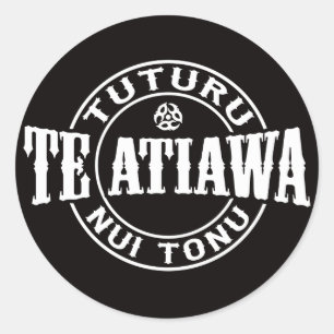 Te Atiawa Tuturu Nui Tonu Ronde Sticker