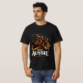 Te Australisch Australische Cowboy Outback T-shirt (Voorkant volledig)