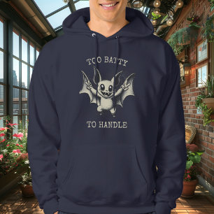Te Batty om mee om te gaan! - Energetische Bat Hoo Hoodie