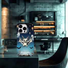 Te Batty To Handle: Gepersonaliseerde Halloween Ba Case-Mate iPhone 14 Pro Hoesje