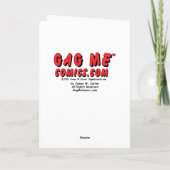 "Te bekabeld" Bedankkaart (Achterkant)