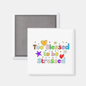 Te bekneld om te worden gedrukt magneet (Voorkant / Achterkant)