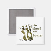 Te bekneld om te worden gedrukt magneet (Voorkant / Achterkant)