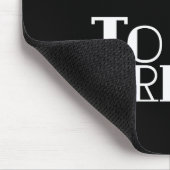 Te bekneld om te worden gedrukt muismat (Hoek)