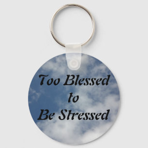 Te bekneld om te worden gedrukt sleutelhanger