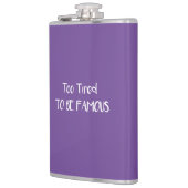 Te beroemd om beroemd te zijn heupfles (Links)