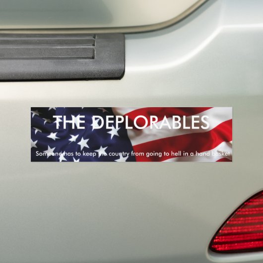 Te betreuren bumpersticker (Op auto)