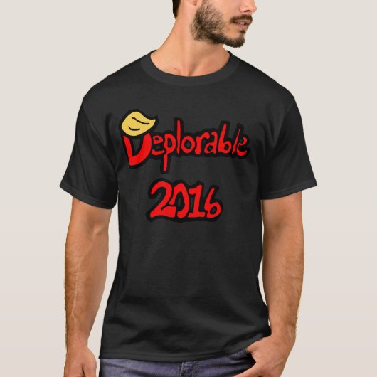Te betreuren Mannen T-Shirt 2016 (Voorkant)