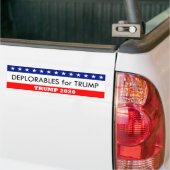 Te betreuren punten voor Trump 2020 Bumpersticker (Op Truck)
