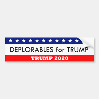Te betreuren punten voor Trump 2020 Bumpersticker