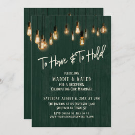 Te Bezitten en Te Koesteren Donkergroen Hout Ediso Kaart