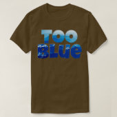 Te blauw t-shirt (Design voorkant)