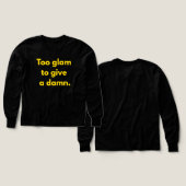 Te blij om te geven om wat ze zeggen (Voorkant /achterkant)