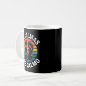 Te Calmas of te Calmo Funny Spanish Speaker geeft Koffiemok (Voorkant links)