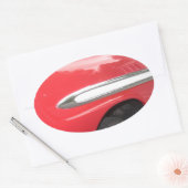 Te Chrome! Te cool! Ovale Sticker (Envelop)