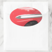 Te Chrome! Te cool! Ovale Sticker (Tas)