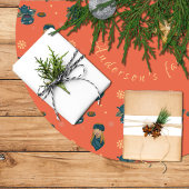 Té con galletas, chica en invierno, copos de nieve kerstboom rok