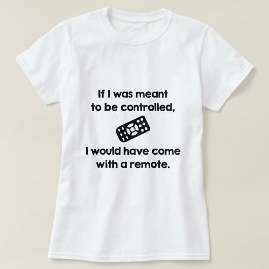 Te controleren middel t-shirt (Design voorkant)