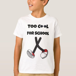 Te Cool for School Jongens & Meisjes T-Shirt