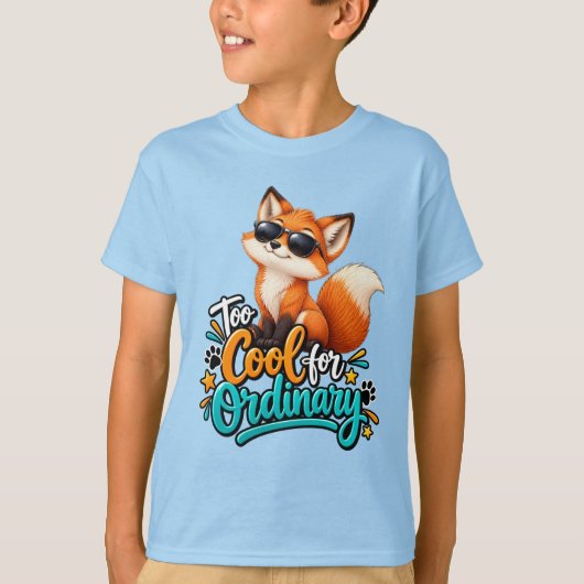 Te Cool Fox T-shirt (Voorkant)