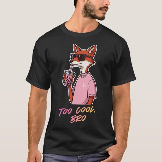 Te cool, gast t-shirt (Voorkant)