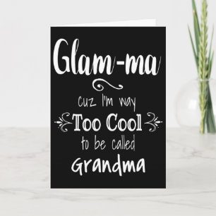 Te Cool Glam-ma Speciale Oma Kaart