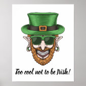 Te Cool Irish Man Poster (Voorkant)