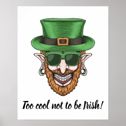 Te Cool Irish Man Poster (Voorkant)