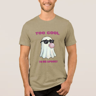 Te Cool Om Griezelig Grappig Halloween Spook Tri-Blend Shirt