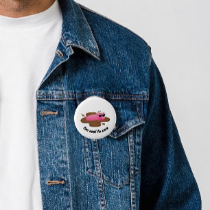 Te Cool om je nergens druk om te maken Grappig Var Ronde Button 5,7 Cm