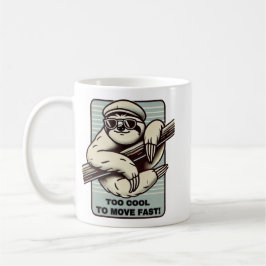 Te cool om snel te gaan! Retro Sloth Koffiemok