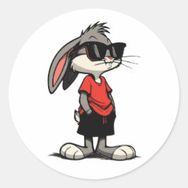Te Cool om te Hoppen Ronde Sticker