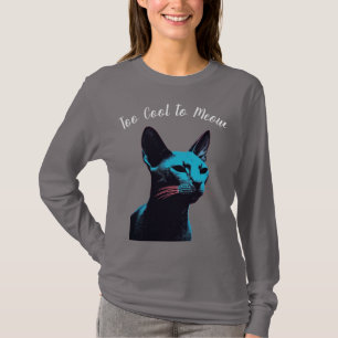 Te cool om te maaien Vrouwen Graphic T-Shirt met C