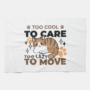 Te cool om te verzorgen, te lui om te bewegen - Re Theedoek