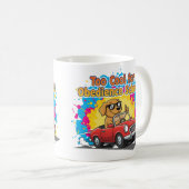 Te cool ontwerp van de Cartoon Koffiemok (Voorkant rechts)