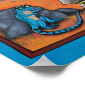 'Te cool' Poster voor de huiskamer, Kinderen! (Hoek)