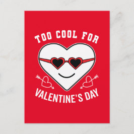 Te Cool Voor Anti Valentijnsdag Viering Briefkaart