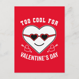 Te Cool Voor Anti Valentijnsdag Viering Briefkaart
