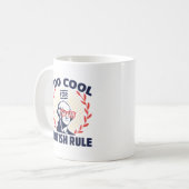 Te cool voor Britse regel Koffiemok (Voorkant links)