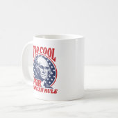 Te cool voor Britse regel Koffiemok (Voorkant links)